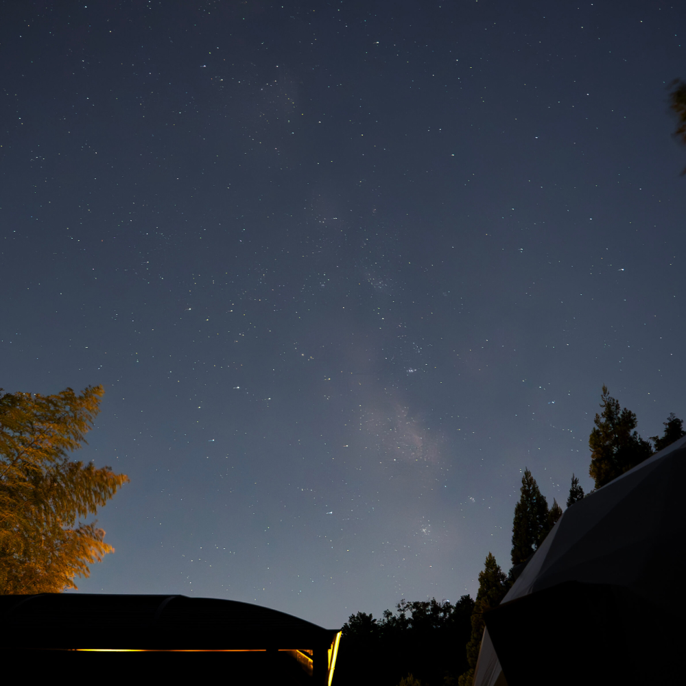 星空の下で特別なひととき